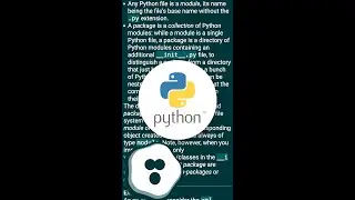 Whats the difference between a Python module and a Python package? #shorts