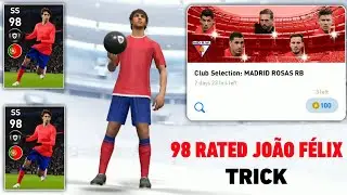 How To Get 98 Rated JOÃO FÉLIX in Madrid Rosas RB Club Selection Pack || Pes 2021 Mobile