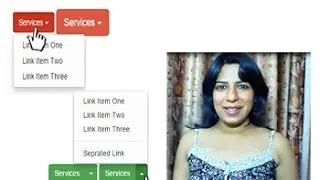 14)Bootstrap 3 Creating Drop Down Buttons