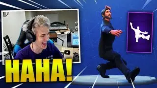 Ninja reacts to the new Squat Kick Dance  ft: tsm_ myth        #louie9000