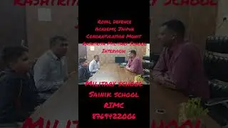 Sainik school coaching center Rashtriya Military School Admission preparation RMS RIMC Royal Academy