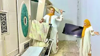 اخيرا فرشت اوضه النوم الجديده بتاعت حماتي 💃بقي عندها اوضه تفتخر بيها بكت من الفرحة 🥺