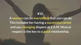 20 Beautiful life lessons every Mother should teach her Son.