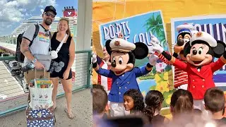 Our Summer Vacation Disney Fantasy Cruise 2024 Embarkation Day! | Royal Court, Silent Disco & Trivia