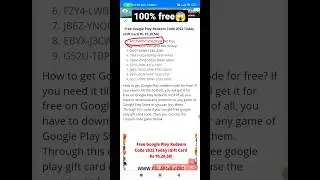 10 rupees free Google Play Redeem code for play store | 