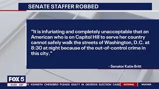 Senate staffer robbed at gunpoint, police say