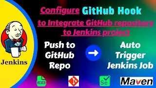 Jenkins Session 16 - Configure GitHub hook to integrate your GitHub repository to Jenkins project