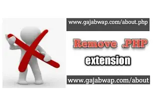 How to remove .html and .php from url