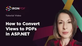 How to Convert Views to PDFs in ASPNET