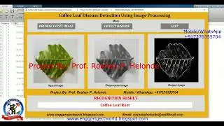 Coffee Plant Leaf Disease Prediction Using Image Processing With Source Code Plant Disease Detection