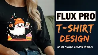 FLUX PRO T-SHIRT DESIGN 🔥 How to make money online with free AI Tools | Earn Money Online With Ai