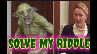 Creepy Goblin CALLS OUT Amber Heard using ENCHANTED RIDDLE!