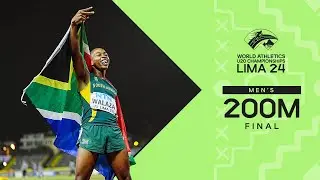 🇿🇦's Bayanda Walaza completes iconic sprint double | World Athletics U20 Championships Lima 24