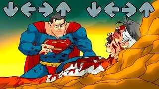 Omniman Friday Night Funkin be like KILLS Batman + Superman - FNF