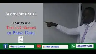 How to use Text to Columns to Parse Data in Excel