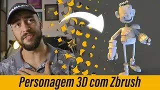 Como faço PERSONAGEM 3D no ZBRUSH  | Como eu faço #39