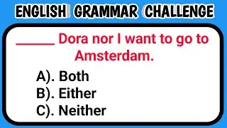 Can You Pass This Tricky Grammar Quiz? | Ultimate English Grammar Quiz for Experts - Test Your Skill