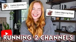How To Run Multiple YouTube Channels // When to get a second channel, how Adsense works, & MORE