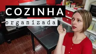 Como organizar a COZINHA: potes, panelas, despensa e muito mais! | Organização Pessoal ❤