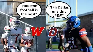 TOP RANKED HOUSTON VS DALLAS  PLAYOFF MATCHUP 🔥🔥 Duncanville vs The Woodlands | Texas HSFB Playoffs