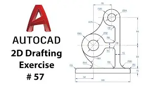 AutoCAD 2D Drafting Exercise # 57 - Basic to Advance in Hindi