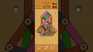Wood Nuts Woodle - Wood Screw Puzzle Level 84 | GAME Walkthrough 84