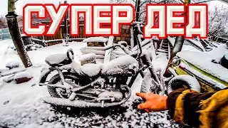 иж 49 запуск в мороз и покатушка