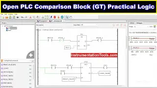 OpenPLC Comparison Block (GT): PLC Practical Example Program