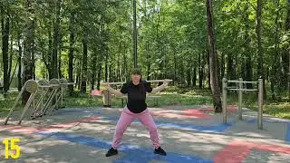 Упражнения с гимнастическими палками часть 1