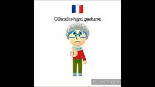 Offensive hand gestures in different countries (Miitomo version)