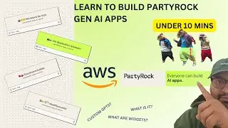 Learn to build GenAI apps on @AWS  PartyRock