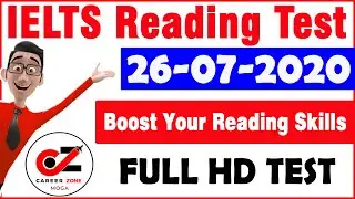 IELTS READING PRACTICE TEST 2020 WITH ANSWERS | 26-07-2020