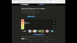 Tier list of Tiling window manager