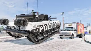 Crazy Police Chases #156 - BeamNG Drive Car Crashes | CrashBoomPunk