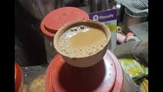 Street Food in Kolkata/Calcutta | Indian Masala Tea/Chai