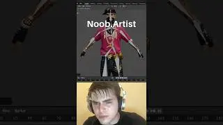 Noob vs Pro artist: animating a character 