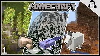 Майнкрафт 1.18 - Классическое выживание - День 1