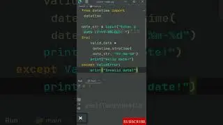 Check if a Date is Valid in Python 