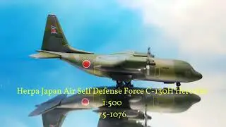 ✈ Herpa Wings, Japan Air Self Defense Force, 75-1076, C-130H Hercules, 1:500✈