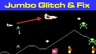 Sprite Expand Bug in Defender for C64 by AtariSoft