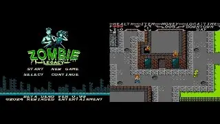 Zombie Legacy (Homebrew) NES - Gameplay (Demo v. 0 99)