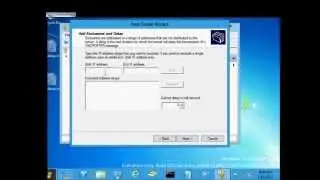 How to configure a TCPIP v4 scope in DHCP Manager on Windows Server 2012