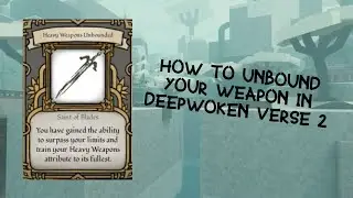 How to Unbound Your Weapon | Deepwoken Verse 2