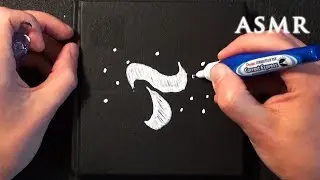 ASMRctica ASMR Now on the Tingles App | Drawing on Notebook Cover