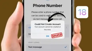 Fixed✔️: Could not create account your account cannot be created at this time Apple id