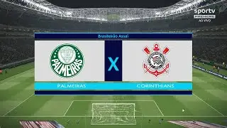 PALMEIRAS X CORINTHIANS BRASILEIRÃO PES 2017 PATCH BMPES 2024