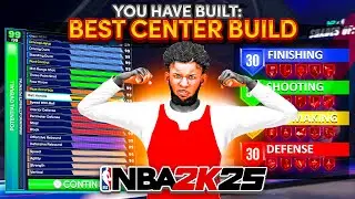 BEST ALL-AROUND CENTER BUILD IN NBA 2K25! BEST SHOOTING + DEFENSIVE CENTER BUILD NBA 2K25!