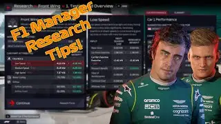 F1 Manager 2022 - Research Tips!