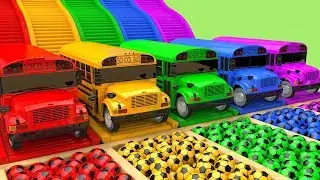 영어 배우기! 알파벳송 인기 تعليم الاطفال مع - العاب أطفالأغاني الحضانة وأغنية الأطفال street vehicle schoolbus