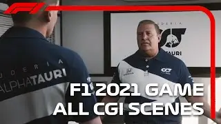 F1 2021 Braking Point - ALL CGI Cutscenes (from Chapter 11 & 12)